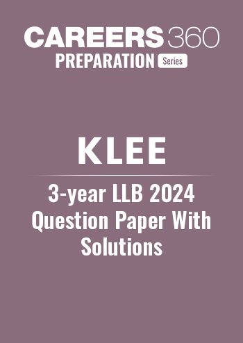 KLEE 3-year LLB 2024 Question Paper with Answer Key