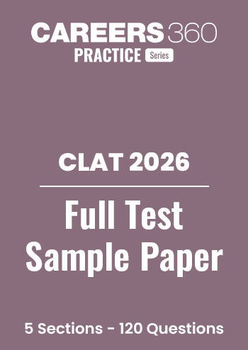 CLAT Sample Paper 2026 with Answer Key by Careers360