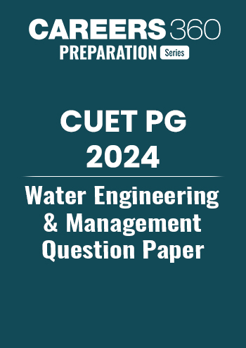 CUET PG Water Engineering & Management Question Paper 2024