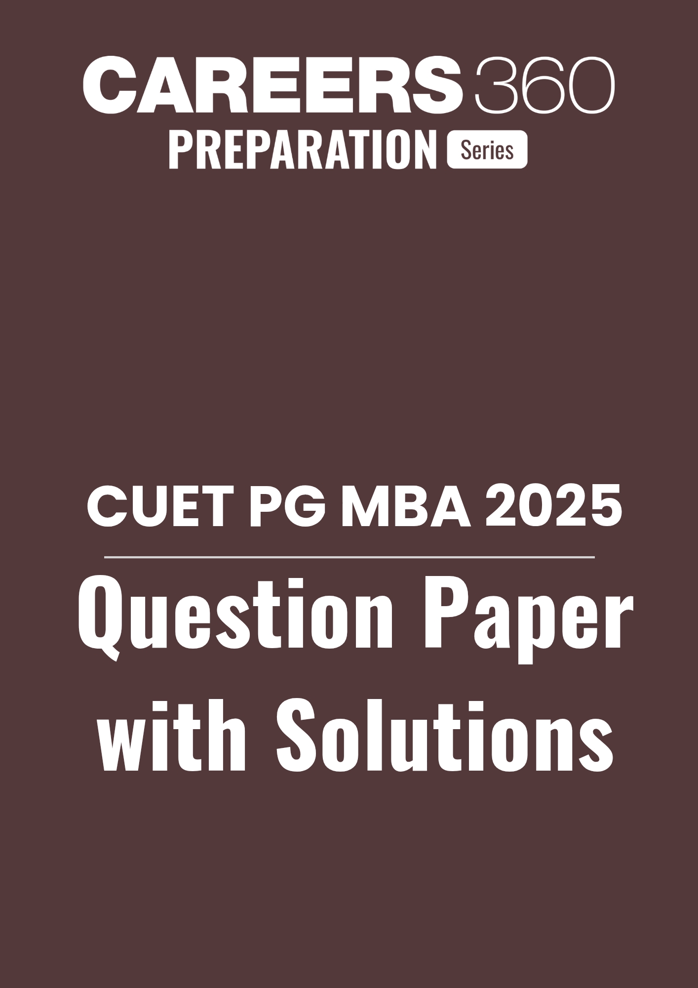 CUET PG MBA 2025 Question Paper with Solutions